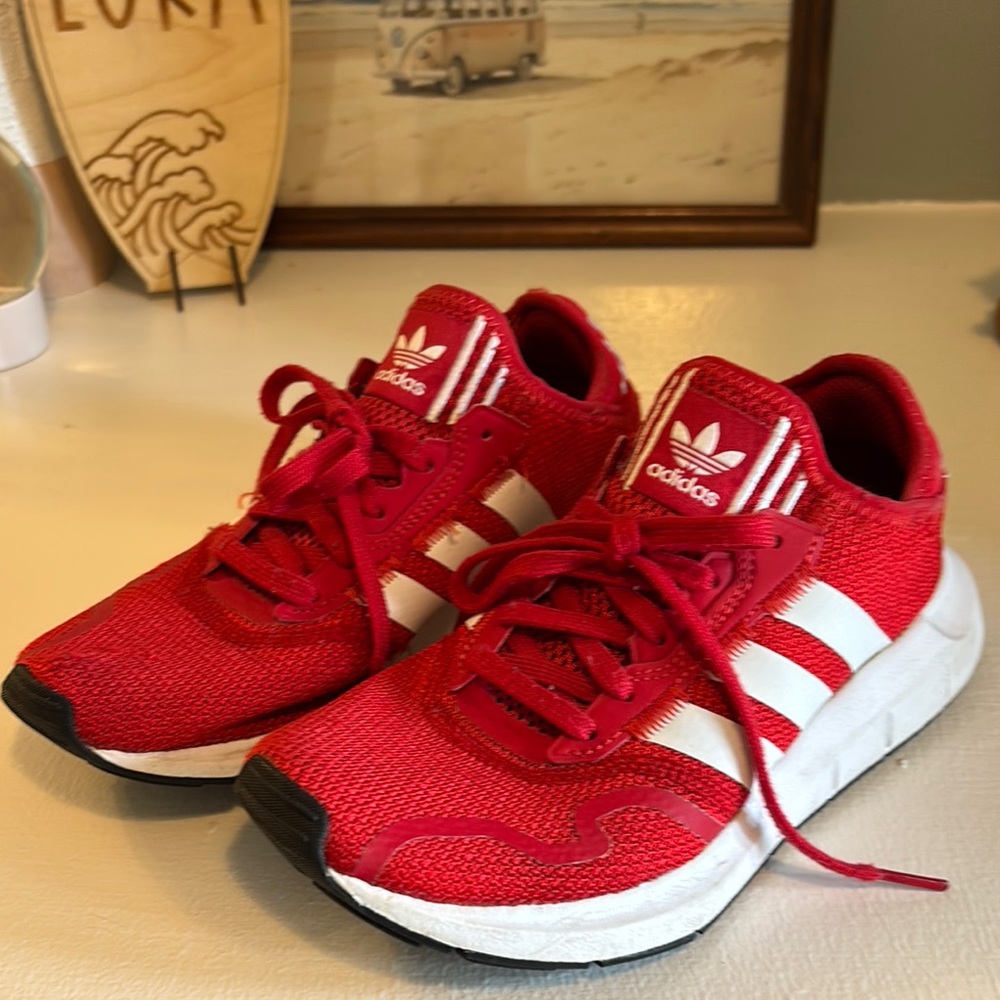 Adidas Kids Red Sneakers